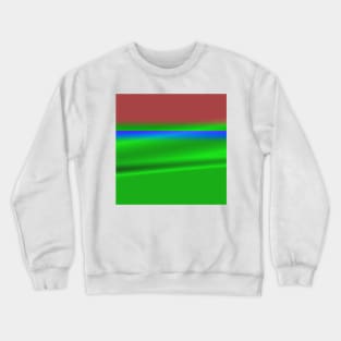 red blue green texture art Crewneck Sweatshirt